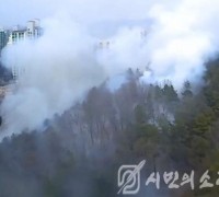 원주 태장동 산 155 일원서 산불 발생