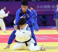 아시안게임] 유도 안바울, 대회 첫 남북대결 승리 "몸 풀었다고 생각할 것"(종합)