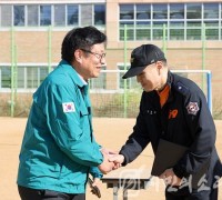 도성훈 인천광역시교육감, 만성중학교 재난대응 안전한국훈련 참관